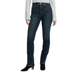 Express High Waisted Straight Leg Jeans Dark Wash‎ Size 14